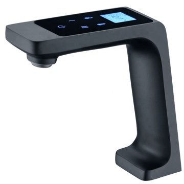 Black Touch Screen Smart Faucet Electronic Basin Mixer for Sale