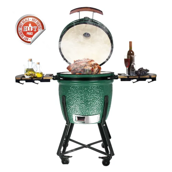 2021 hot sales SEB/STEEL EGG BBQ 21inch XL Classic Ceramic  Egg Shaped Charcoal Bbq Grill Somker
