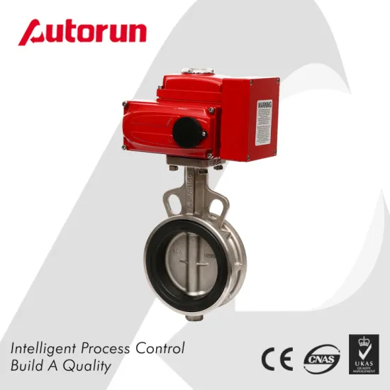 Aluminium Electric Wafer Butterfly Valve