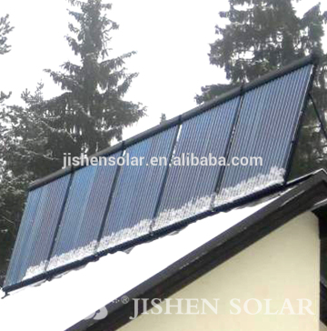 solar power collector with copper pipe