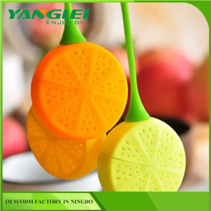 Drinker Teapot Teacup Herb Tea Strainer Filter Infuser Bag Lemon Silicone