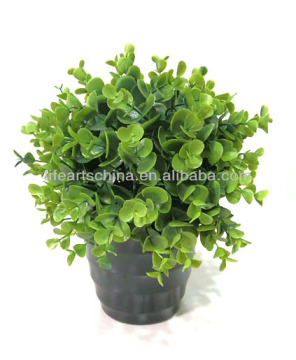 artificial plant, artificial small potted plant, golden money leaf bonsai