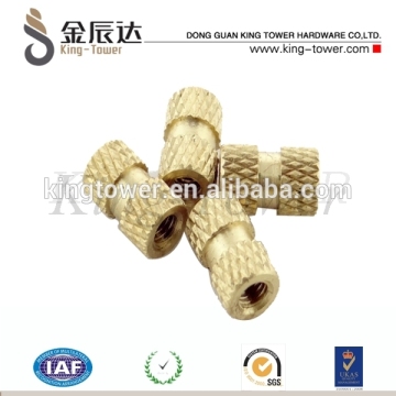 M4 brass knurled instert nuts for plastic mold