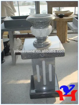 Granite flowerpot