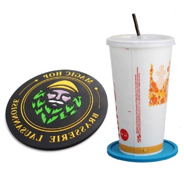 Hot Custom Logo Soft PVC Coasters for Hotels - Wholesale