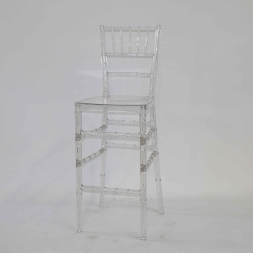 Transparent Resin Plastic Acrylic Chiavari Chair for Dining, Event, Outdoor, and Garden Use