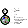 self supporting aerial singlemode GYTC8S fiber optic cable