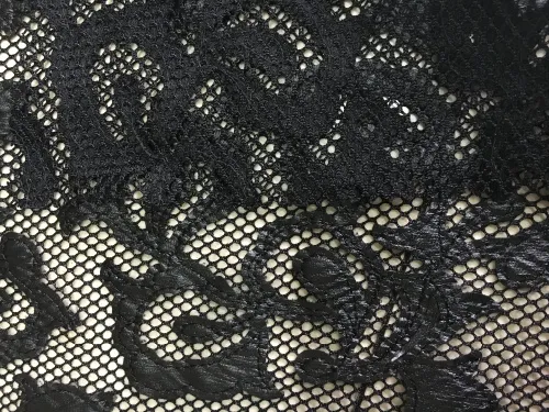 Very Popular Fabric 100% Polyester Mesh Fabric With Embroidery