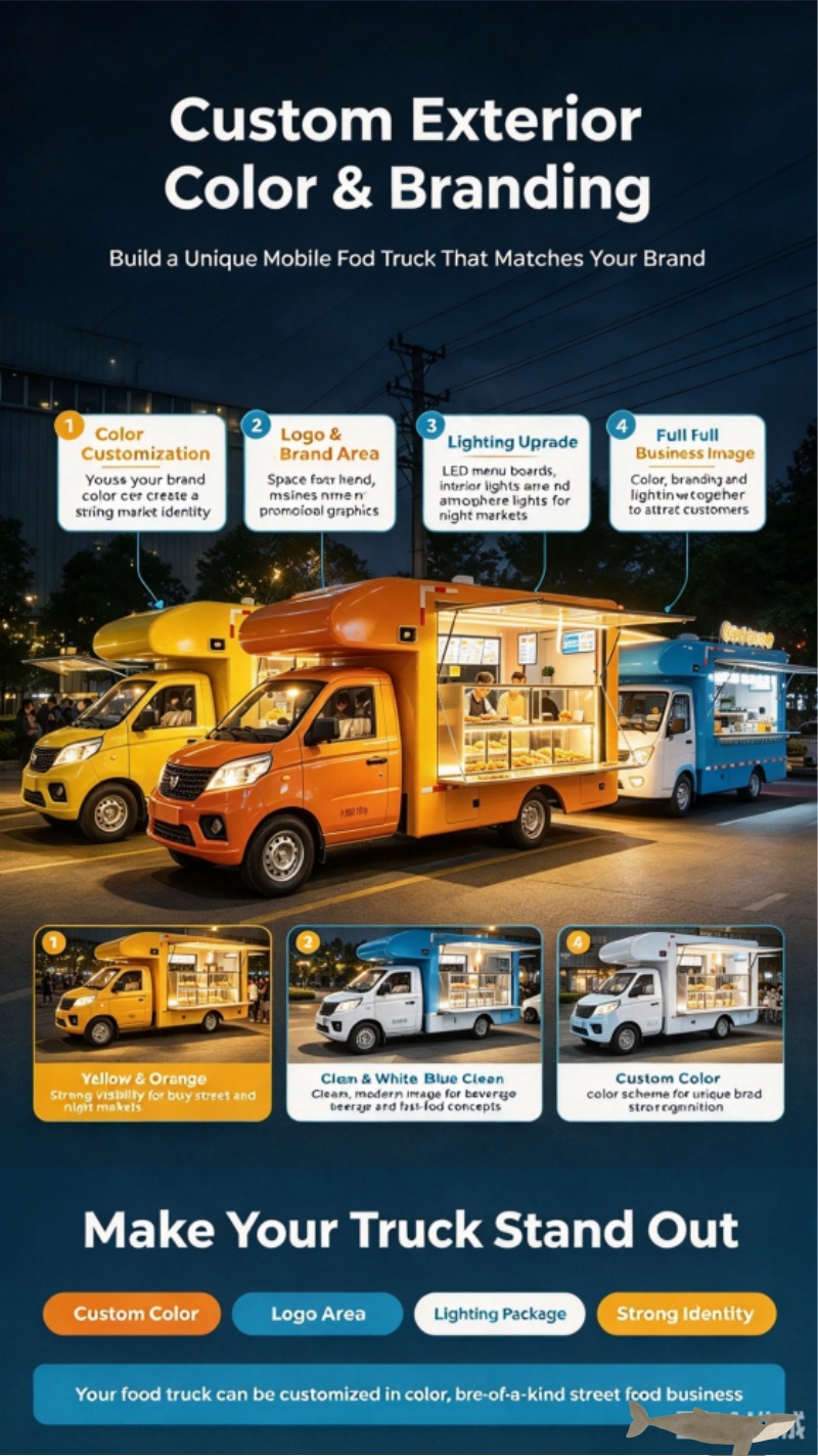 Street mobile food trucks