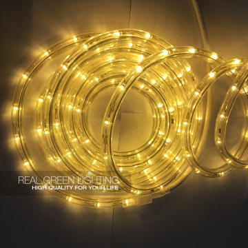 Patio Decoration UL Listed 120V LED Rope Light For Outdoor Use