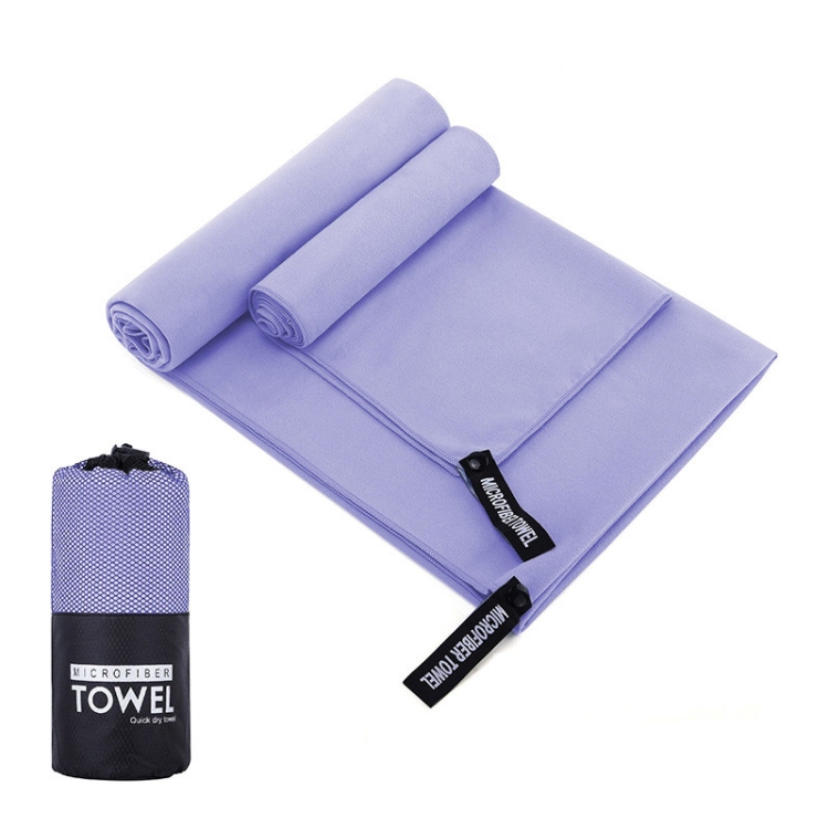 Purple Microfiber Sports Towel