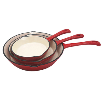 Nonstick Enameled Cast Iron Frypan: Sizes, Specifications, and Easy Cleaning
