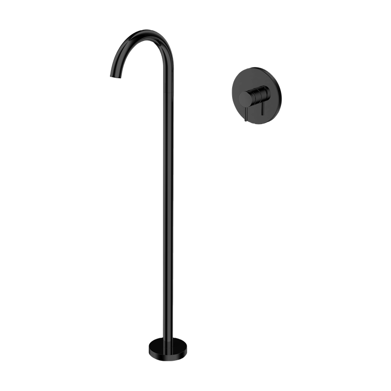 Single Lever Bath Or Basin Mixer Floor-standing For Concealed Installation