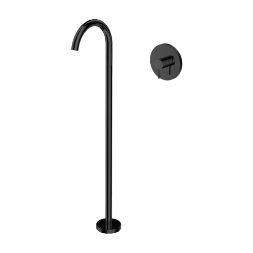 Single Lever Bath Mixer Floor-standing For Concealed Installation With Lever Handle