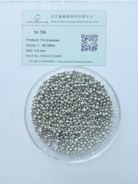 tin granule Sn 6n 99.9999% high purity with factory price for sale