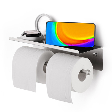 Stainless Steel Wall Mount Under Cabinet Frog Toilet Paper Holder