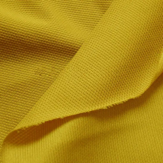 100% Polyester Pique Dyed Mesh knitted Fabric