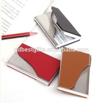 card holder leather business card holder metal leather credit card holder