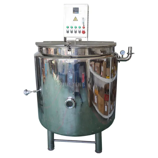200-2000L Sanitary Stainless Steel Electric Heating Food Storage Tank SS304/SS316L for Food Industry