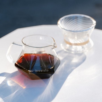 Borosilicate Glass Coffee Server 400ml Hand Drip Pour Over Coffee Maker