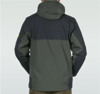 Men's Blue And Black Windproof Jackets