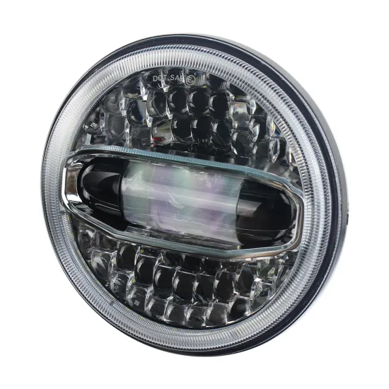 7 Inch LED Halo Headlights with Turn Signal Amber White DRL for Jeep Wrangler JK