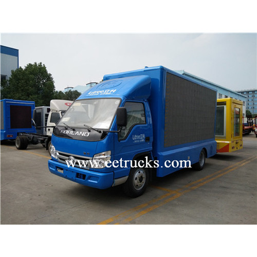 Foton 2 Screen Mobile LED Advertising Trucks