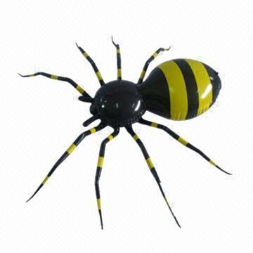 Inflatable Spider Animal Toy, Different Animal Shapes Welcomed, Made of PVC
