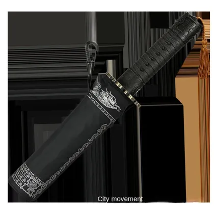 Wind-resistant Reinforced Thick Umbrella: Trendy & Stylish Martial Art Umbrella