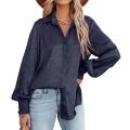 Damenhülle Button Down Blusen Tops