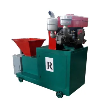 Newest Diesel Engine Small Biomass Briquette Making Machine