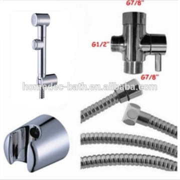 fasion bathroom clothe diaper sprayer shattaf toilet hand held bidet sprayer set 701-1