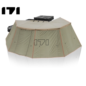 Large Oxford Tent for Car Side Camping - 270 Degree Awning with OEM Accept Port Pirie