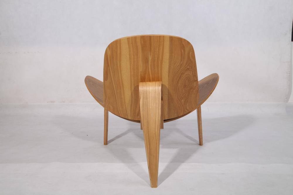 CH07 Plywood Hans Wegner Shell كرسي نسخة طبق الأصل