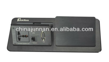 CE aluminum pop up tabletop power data outlet