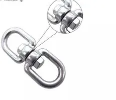 Double-Ended Swivel Eye Hook with Stainless Steel Swivel Ring