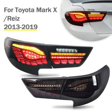 Avvio di fanali posteriori LED di animazione per Toyota Mark X Reiz 2013-2019