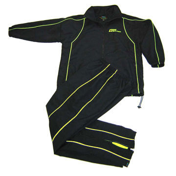 Breathable Men's Tracksuit with Full Front Zipper and Soft Texture, 100% Polyester, Different Colors