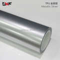 Película metálica de protección de pintura plateada