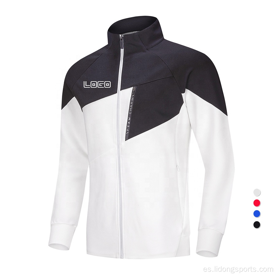 Personalizado su diseño Running Training Sports Jacket Men