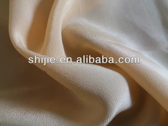 100% Silk crepe de chine/Pure silk crepe de chien fabric