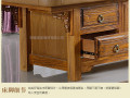 mesa de masaje de marco de madera para salón de belleza