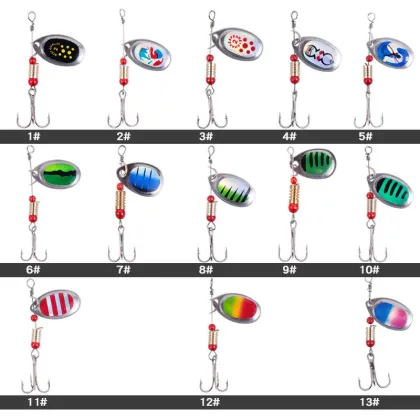 Hard Metal Fishing Baits for Trout: Lures and Spinner Bait