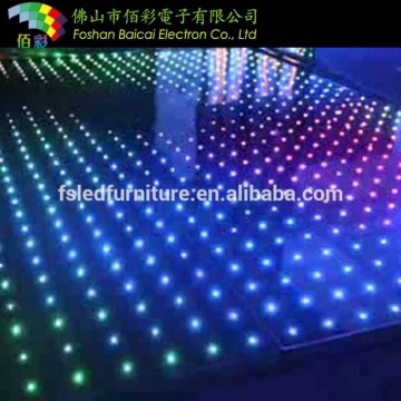 WIFI/DMX contorl starlight stage/bar/Led mirror floor