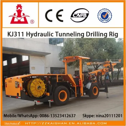 KJ311 Hydraulic Tunneling Drilling Rig Underground Anchor Drilling Rig