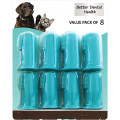 Benutzerdefinierte Katzenhunde-Silikon-Finger-Zahnbürste