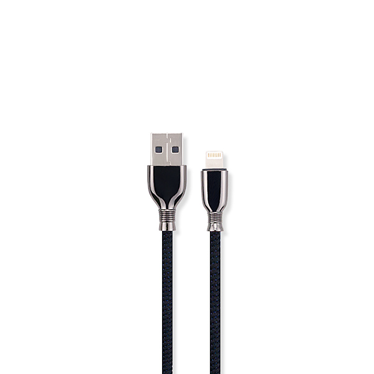 Aleación de zinc Aleación rápida Carga de datos USB Lightning Cable