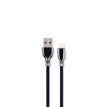 Aleación de zinc Aleación rápida Carga de datos USB Lightning Cable