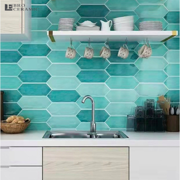 Piastrelle da parete a mosaico in ceramica e piastrelle da pavimento del bagno - CLJ5514