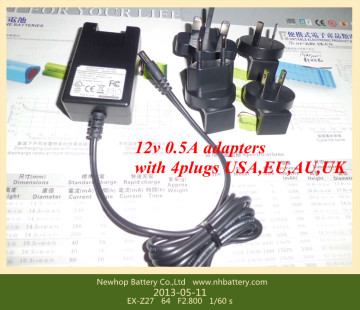 5W Adapter for Digital Cameras with 4 Plugs EU/USA/Au/UK